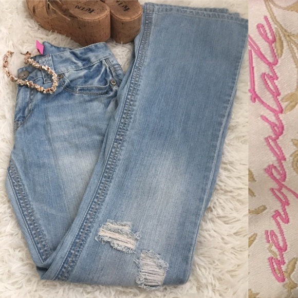 Aeropostale Denim - Aeropostale Long Flare Skinny Jean size 3/4 long